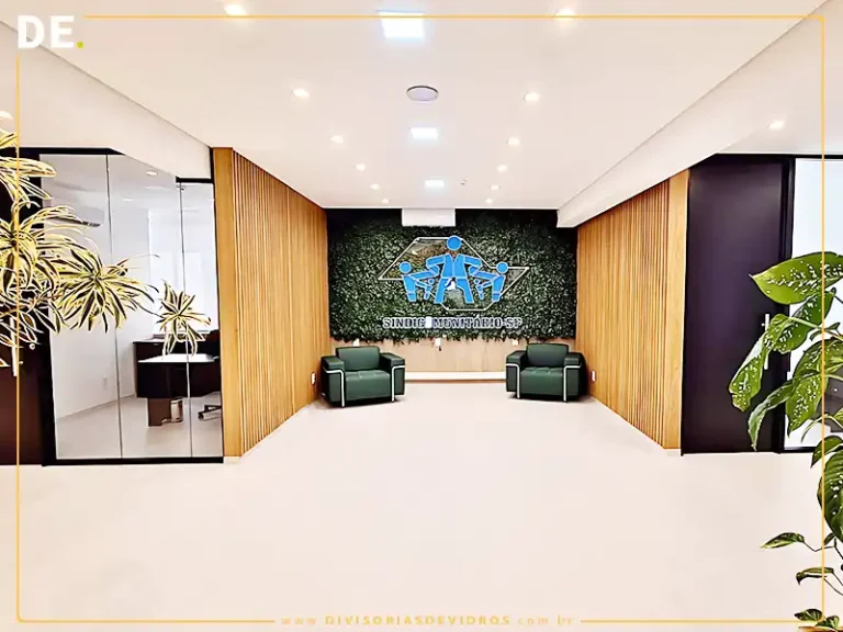 divisórias para escritório de alto padrão